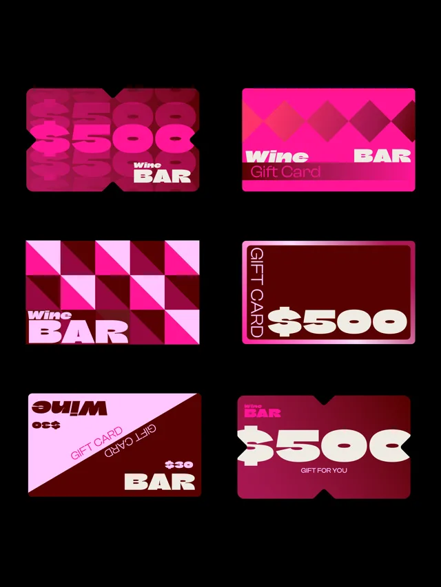 Branded gift card design by Studio Danami